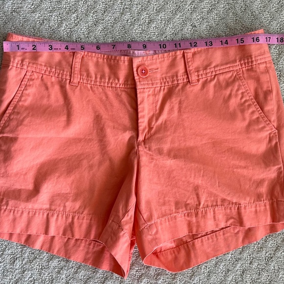 Lilly Pulitzer Callahan Shorts 100% Cotton 5" Inseam Yummy Melon 8 Summer Casual - Picture 11 of 13